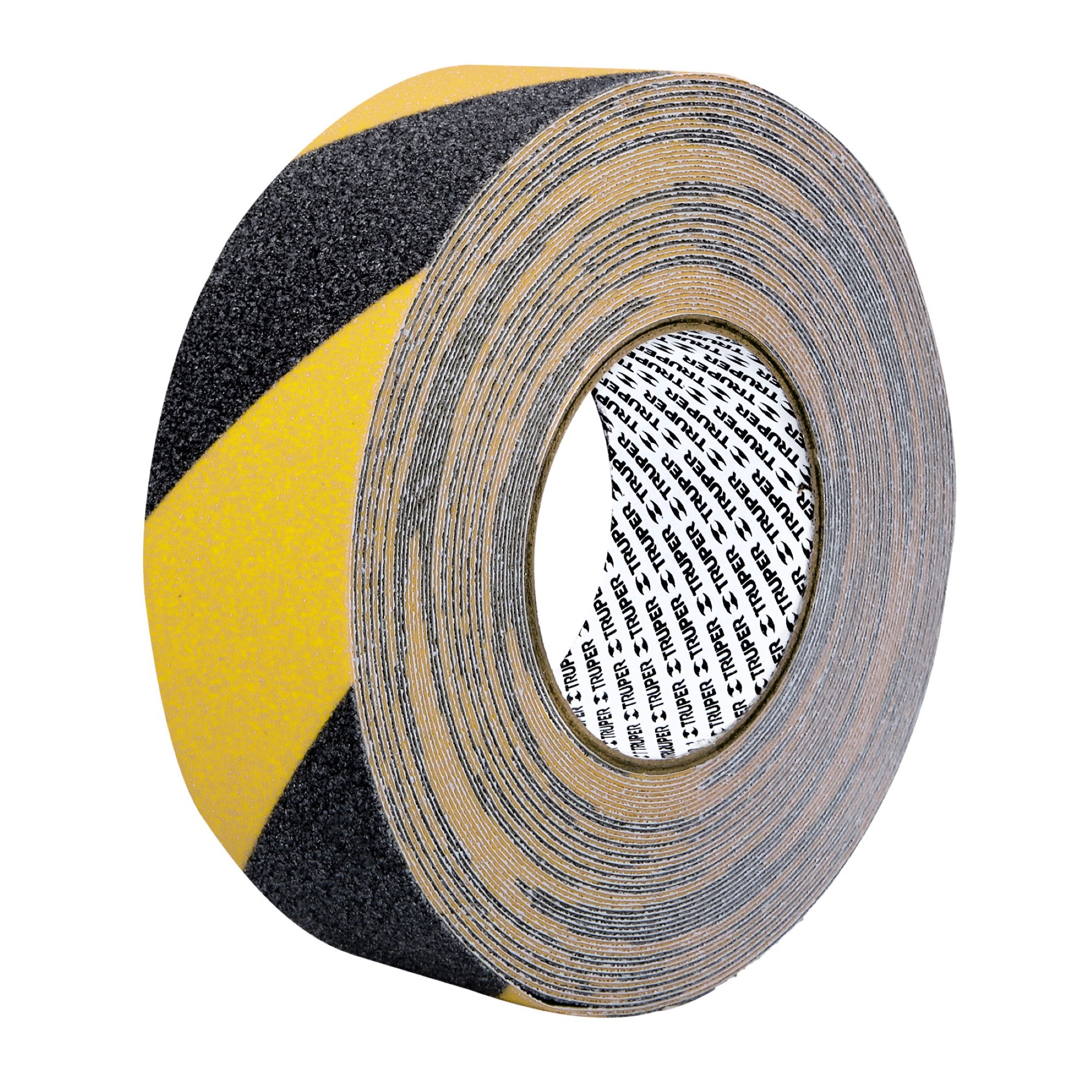 Cinta Antiderrapante Amarilla/Negra 18M X 5cm Con Abrasivo